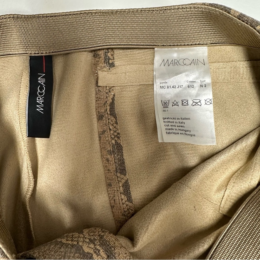 Marc Cain Snakeprint Pants Size N2 - image 7